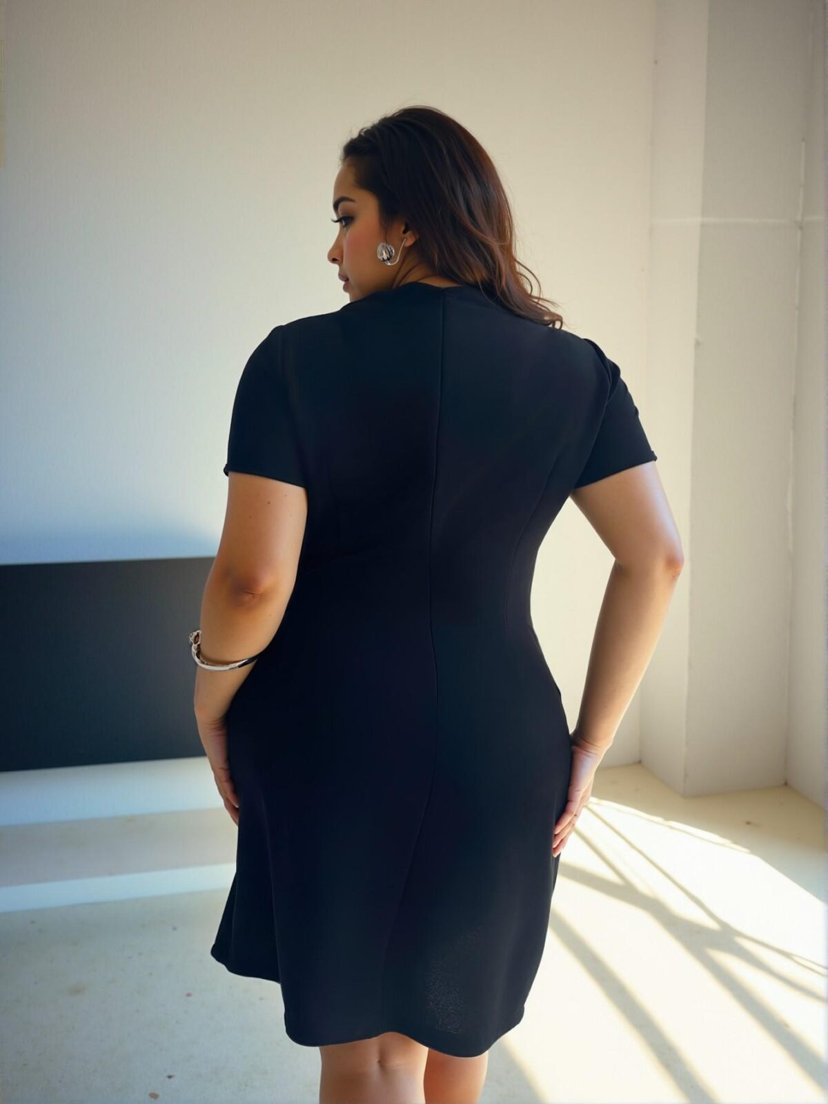 Elegant Black Bodycon Dress with Bowknot Accents for Every Event from Work to Weddings, Perfect for Spring and Summer. Chic, Classy and Trendy Fashion Style to Dress to Impress. - Image 2