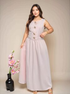 Elegant Pink A-Line Midi Dress for Casual Outings and Beach Holidays, Designed for Comfort and Style in Every Spring and Summer Adventure - Chic, Classy and Trendy Fashion Style to Dress to Impress