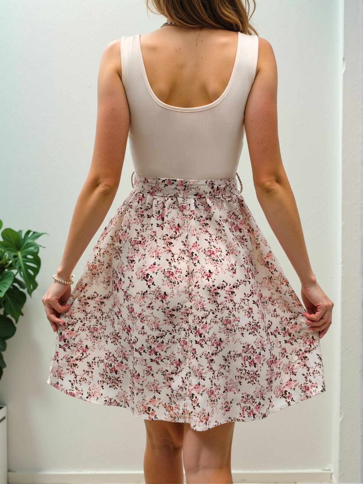 Elegant Multicolor Boho Floral Patchwork Dress with Belt for Spring and Summer – Chic, Classy and Trendy Fashion Style to Dress to Impress - Image 2
