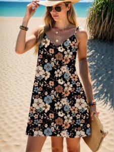 Elegant Multicolor Bohemian Spaghetti Strap Plus Size Dress Perfect for Summer Beach Days and Holiday Outings - Chic, Classy and Trendy Fashion Style to Dress to Impress