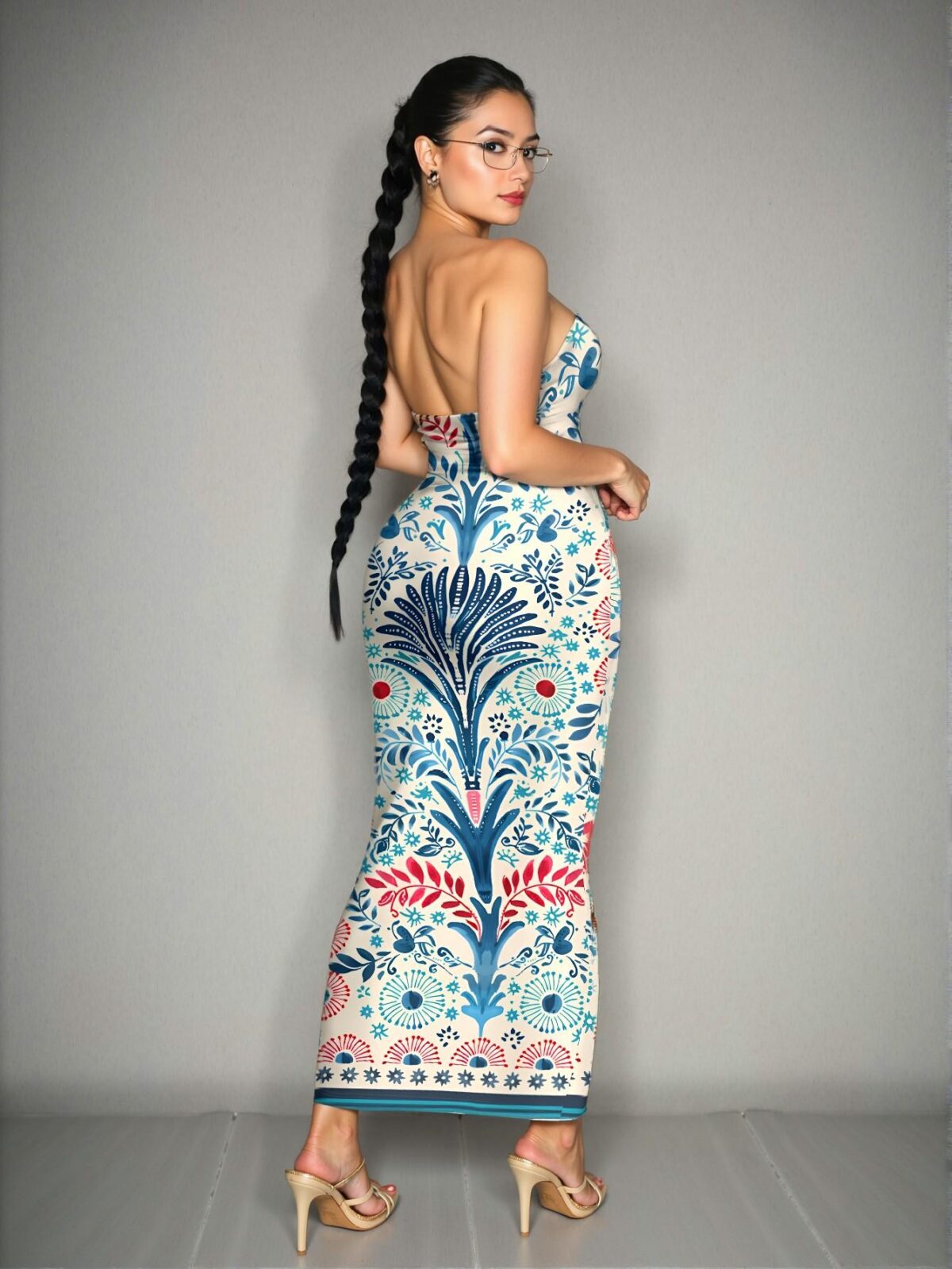 Elegant Multicolor Stylish Bodycon Dress for Summer Getaways - Chic, Classy and Trendy Fashion Style to Dress to Impress - Image 5