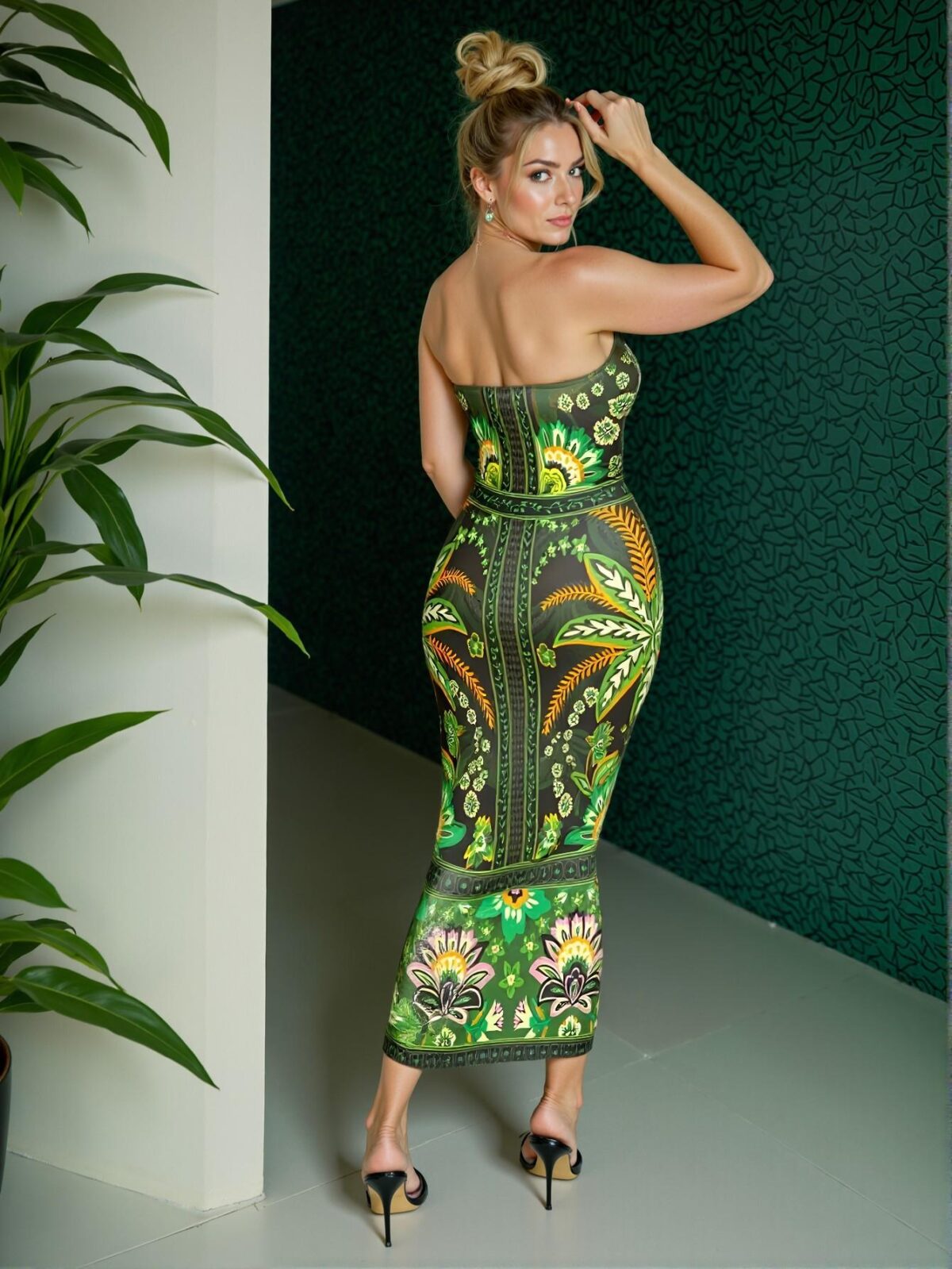 Elegant Multicolor Bodycon Long Tube Dress for Spring and Summer – Chic, Classy, and Trendy Fashion Style to Dress to Impress - Image 2