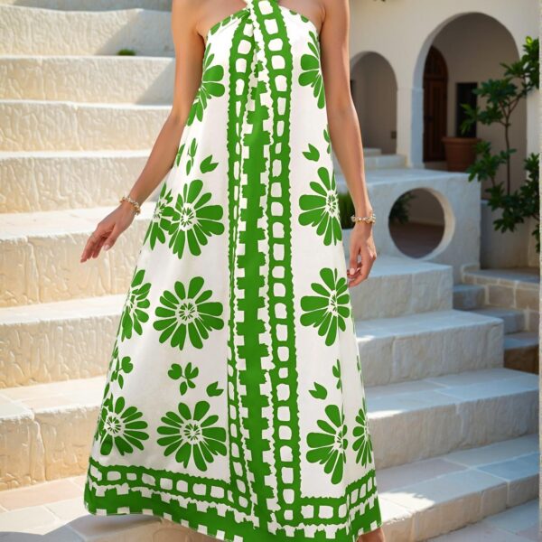 Elegant Green Casual Summer Midi Dress for Effortless Style Chic, Classy and Trendy Fashion Style to Dress to Impress