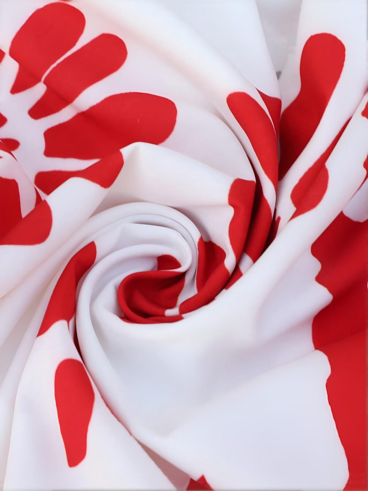 Elegant Red and White Boho A-Line Midi Dress for Casual Everyday Wear and Vacation Outfits - Chic, Classy and Trendy Fashion Style to Dress to Impress - Image 4