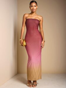 Elegant Multicolor Floral Print Sleeveless Dress for Beach and Resort Vacations - Chic, Classy and Trendy Fashion Style to Dress to Impress