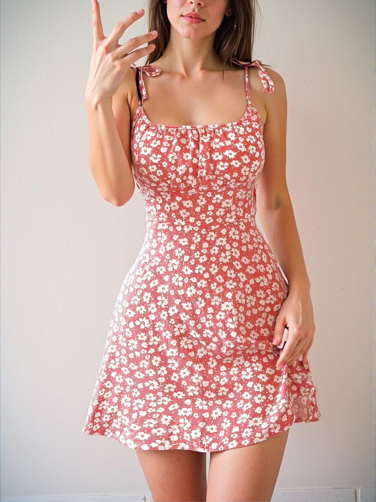 Elegant Pink Backless Boho Midi Dress with Knot and Ruched Bust for Casual Spring and Summer Outfits - Chic, Classy and Trendy Fashion Style to Dress to Impress - Image 4