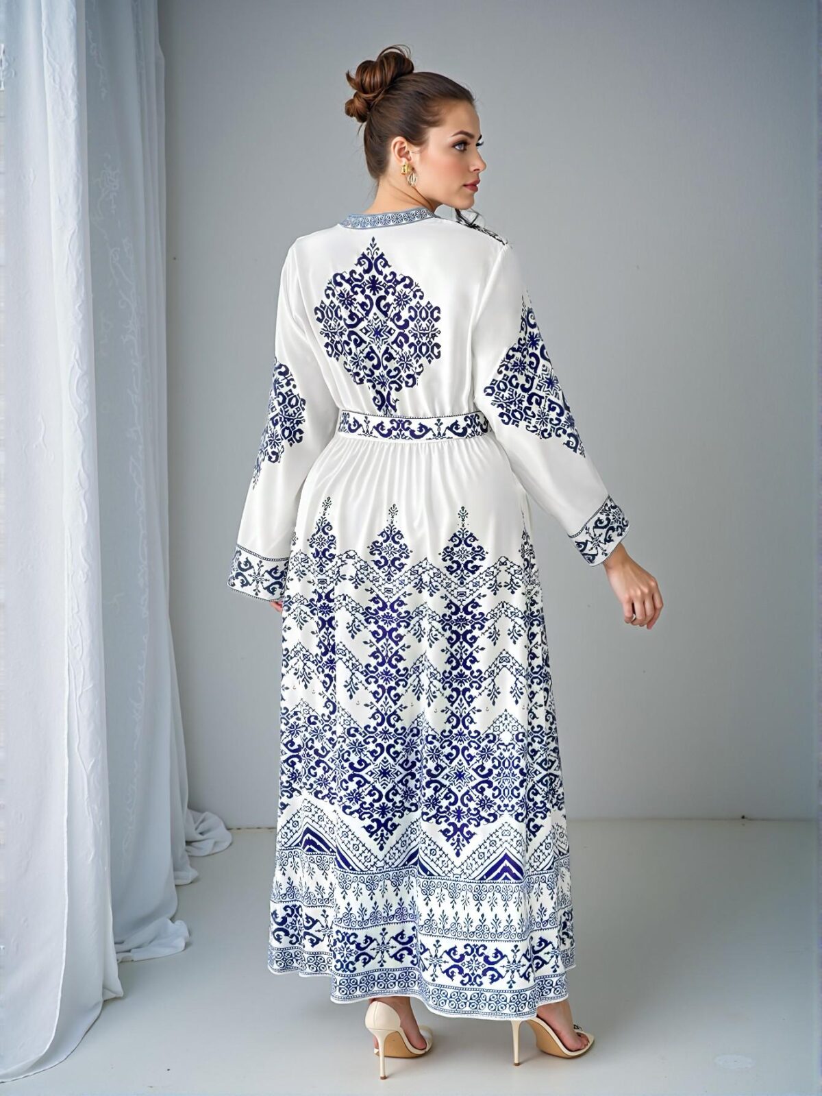Elegant Multicolor Artistic and Versatile Plus Size Dress for Summer Events, Perfect for Graduation, Holidays, and Outdoor Celebrations "Chic, Classy and Trendy Fashion Style to Dress to Impress" - Image 2