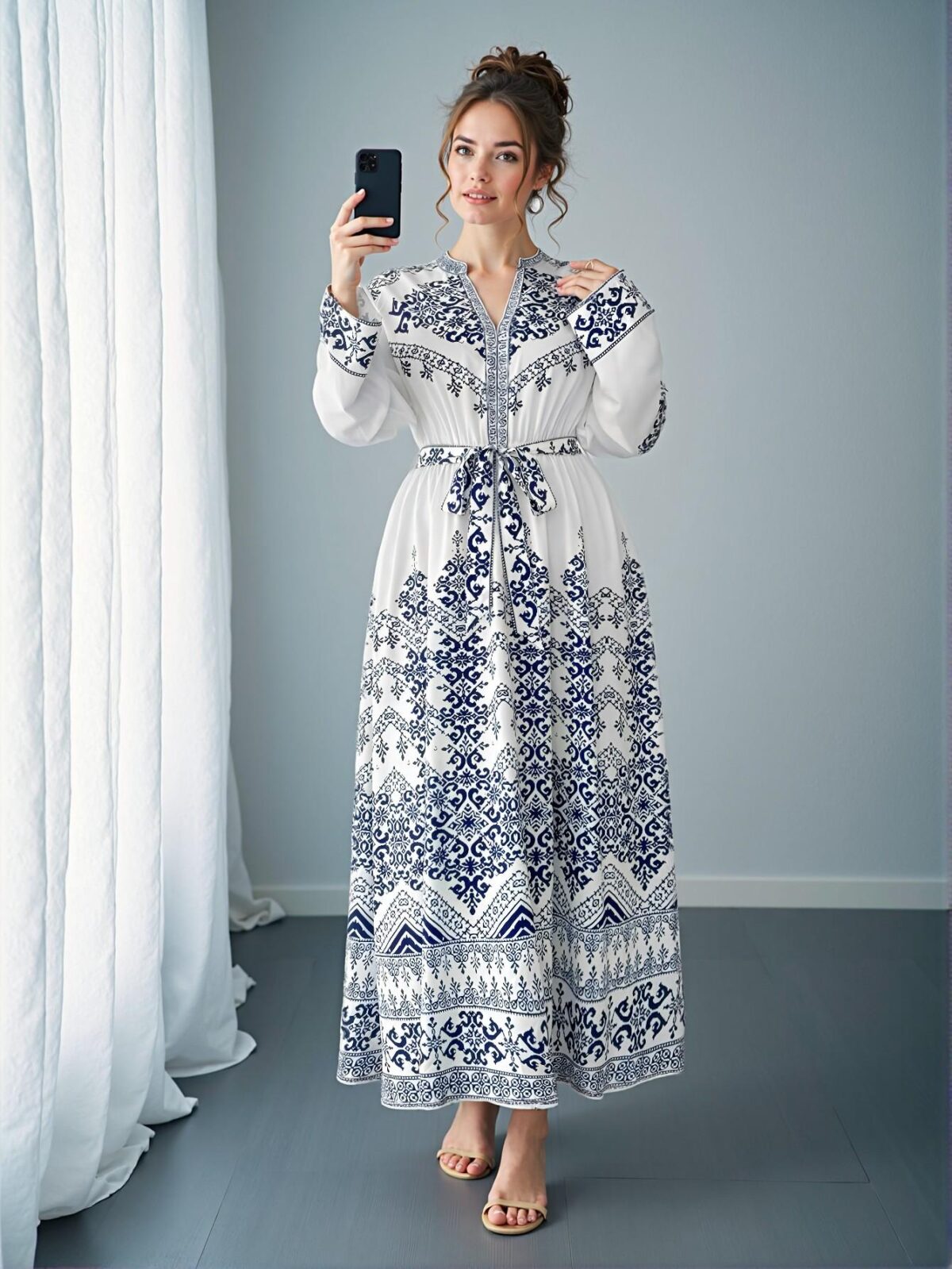 Elegant Multicolor Artistic and Versatile Plus Size Dress for Summer Events, Perfect for Graduation, Holidays, and Outdoor Celebrations "Chic, Classy and Trendy Fashion Style to Dress to Impress" - Image 3