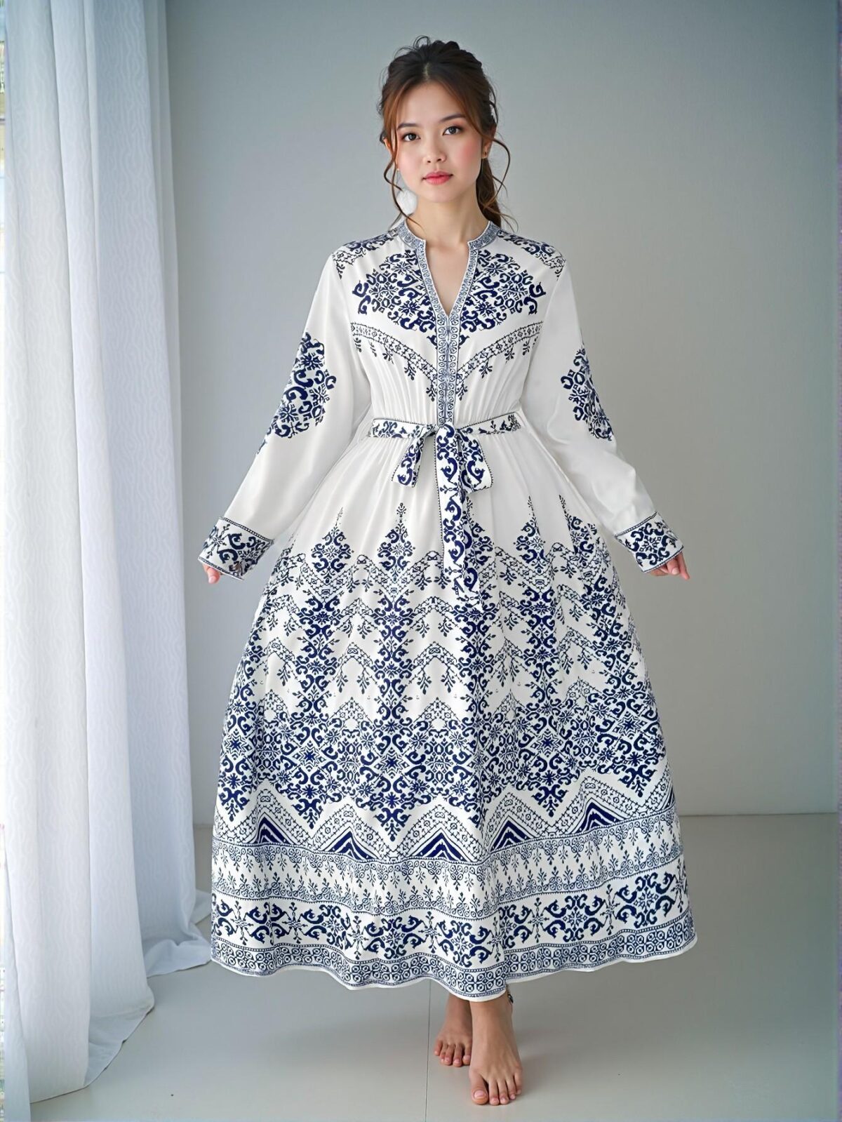 Elegant Multicolor Artistic and Versatile Plus Size Dress for Summer Events, Perfect for Graduation, Holidays, and Outdoor Celebrations "Chic, Classy and Trendy Fashion Style to Dress to Impress" - Image 5