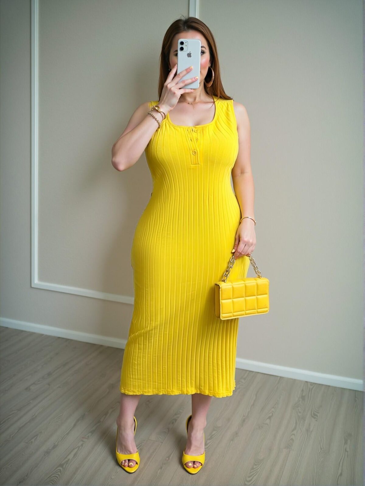 Elegant "Butter Yellow" "Chic Casual Sexy Minimalist Western Open Front Crisscross Racerback Dress for Plus Size Women, Perfect for Spring & Summer" "Chic, Classy and Trendy Fashion Style to Dress to Impress"
