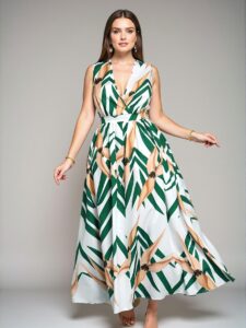 Elegant White Floral Elasticated Waist Maxi Dress for Summer Outings and Everyday Wear "Chic, Classy and Trendy Fashion Style to Dress to Impress"