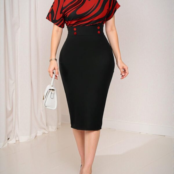 Elegant Burgundy Bodycon Dress for Office Parties and Formal Events - Chic, Classy and Trendy Fashion Style to Dress to Impress
