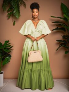 Elegant Multicolor Flowing Ombre Dress for Your Vacation Getaway - Chic, Classy and Trendy Fashion Style to Dress to Impress