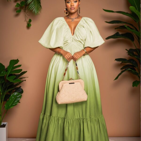 Elegant Multicolor Flowing Ombre Dress for Your Vacation Getaway - Chic, Classy and Trendy Fashion Style to Dress to Impress