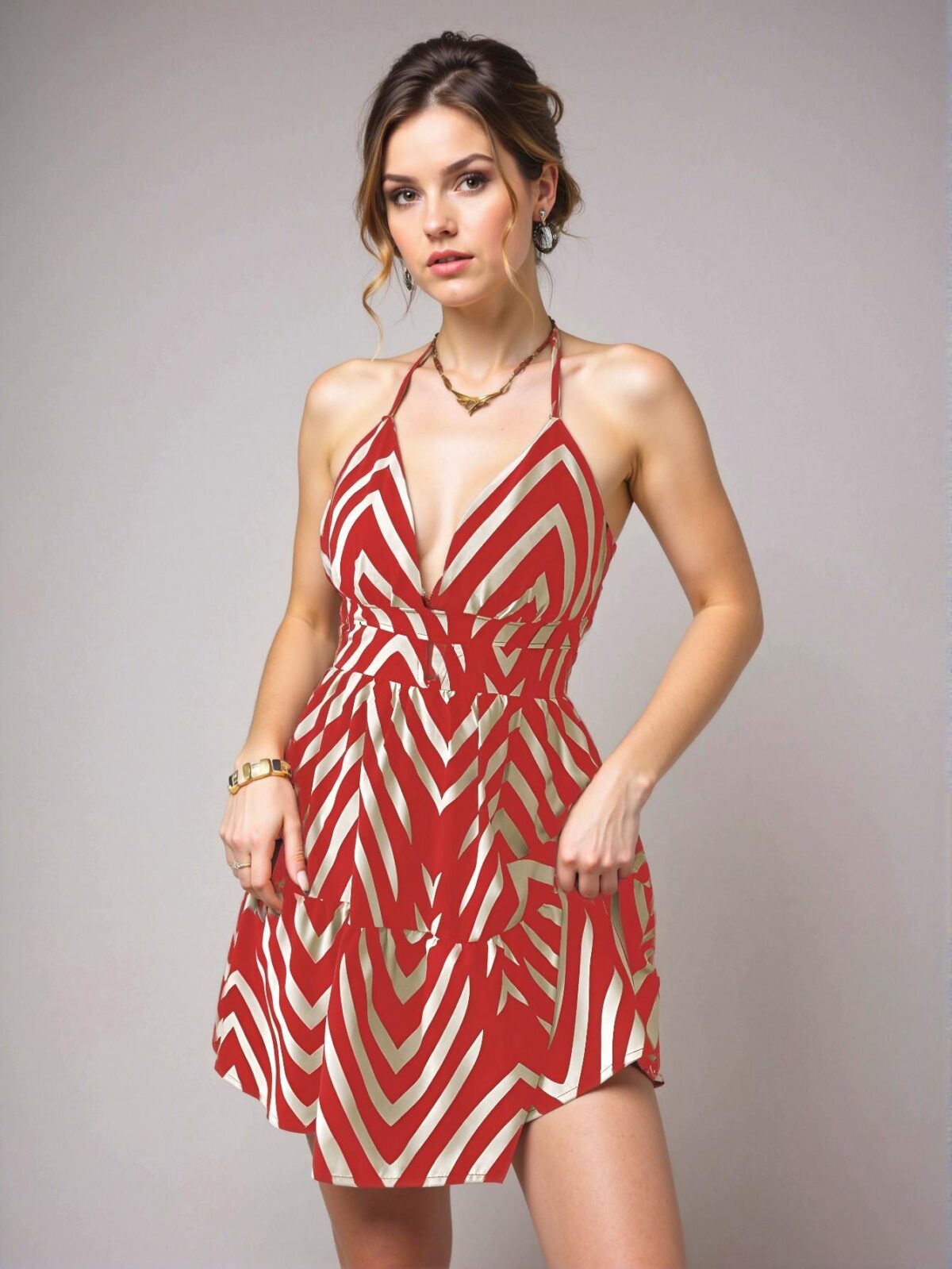 Elegant Red Backless Ruffle Hem Spaghetti Strap Casual Slip Dress for Spring and Summer - Chic, Classy and Trendy Fashion Style to Dress to Impress - Image 4