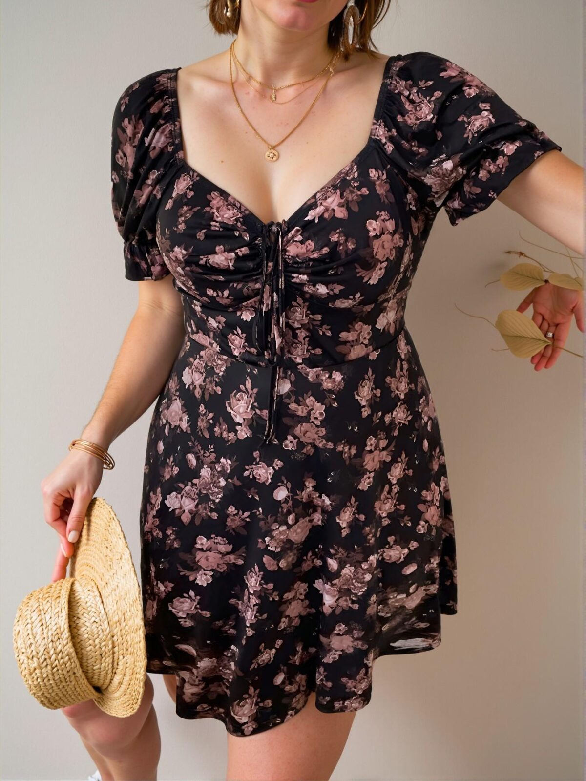 Elegant Multicolor A-Line Puff Sleeve Sweetheart Neck Floral Print Dress - Perfect for Brunch, Beach Days, and Parties - Chic, Classy and Trendy Fashion Style to Dress to Impress - Image 5