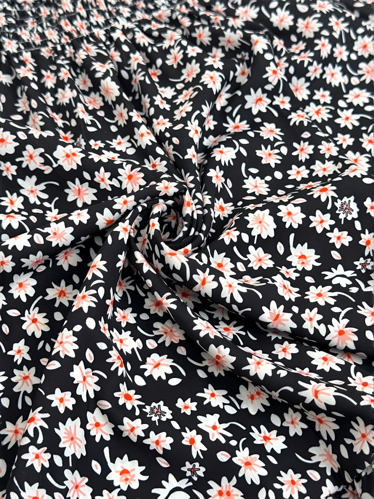 Elegant Black Boho Floral Print Sleeveless Midi Dress for Sunny Summer Getaways, Chic, Classy and Trendy Fashion Style to Dress to Impress - Image 3