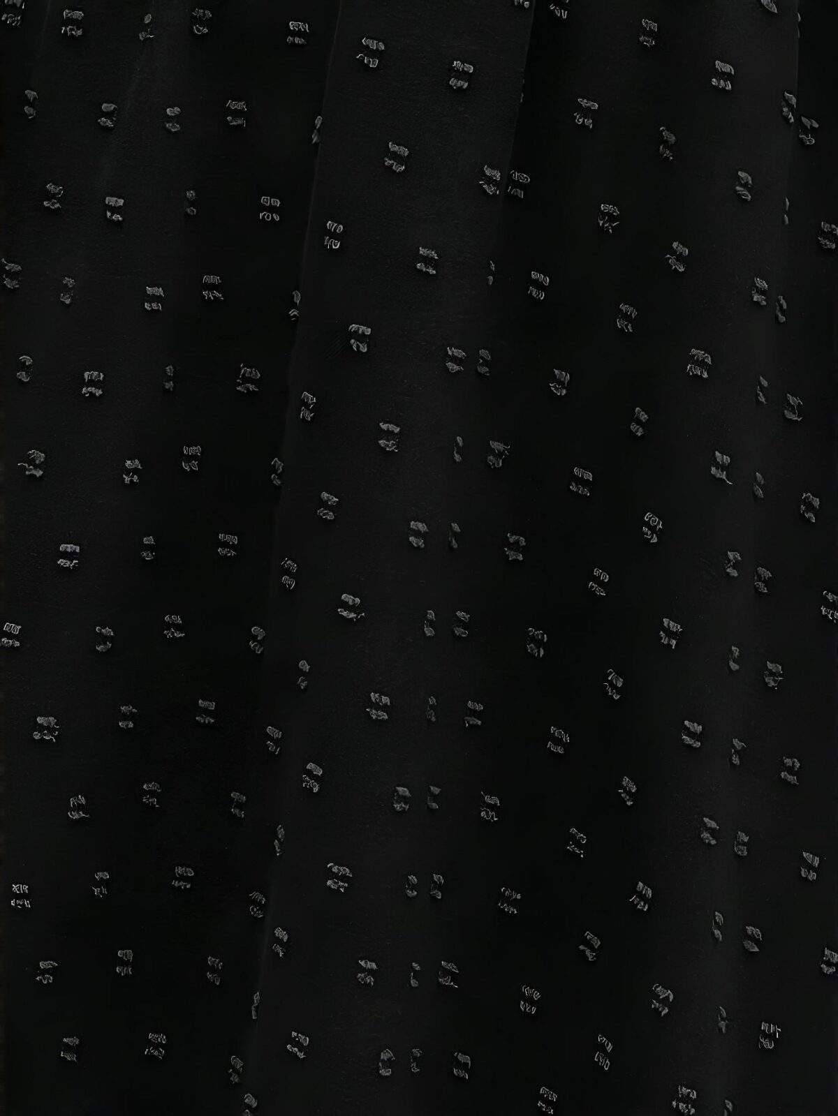 Elegant Black Flared Halter Neck Dress with Swiss Dots - Chic, Classy and Trendy Fashion Style to Dress to Impress - Image 4