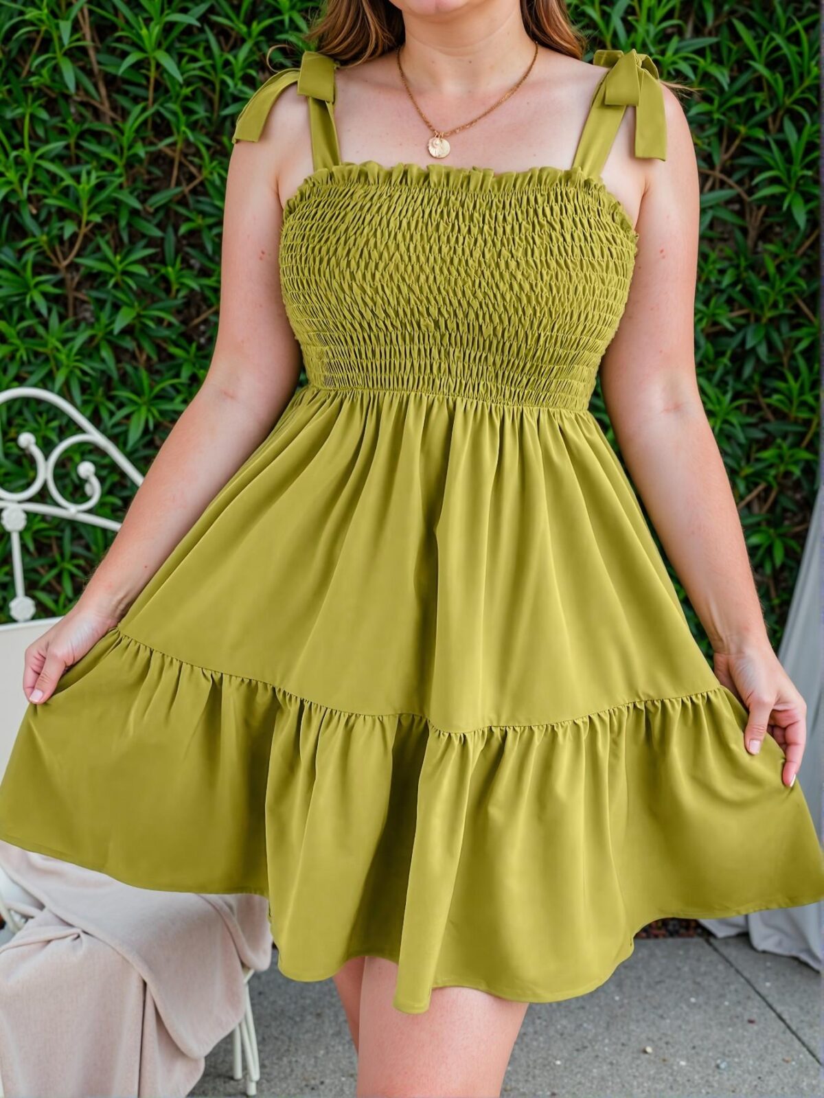 Elegant Yellow Stylish Plus Size Adjustable Strap Sleeveless Dress for Summer Chic, Classy and Trendy Fashion Style to Dress to Impress - Image 4