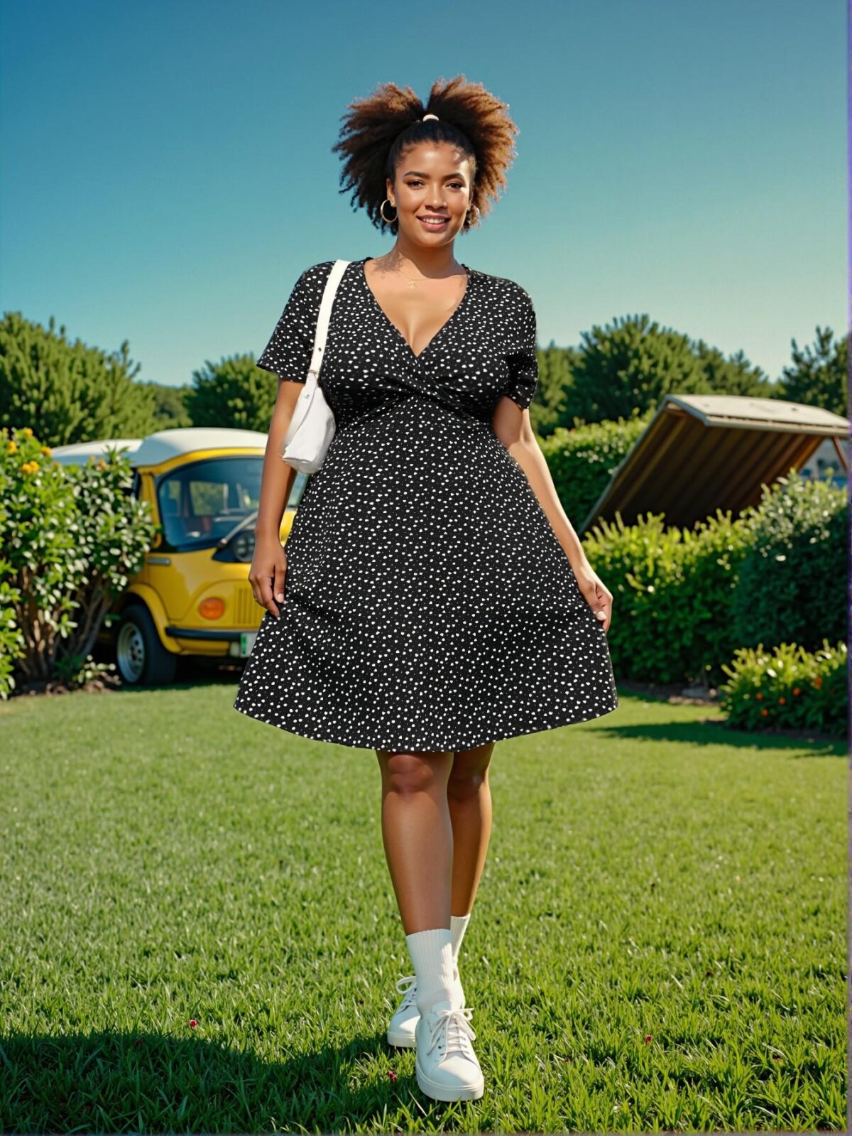 Elegant Black Vintage Heart A-Line Dress for Romantic Evenings Chic, Classy and Trendy Fashion Style to Dress to Impress - Image 4