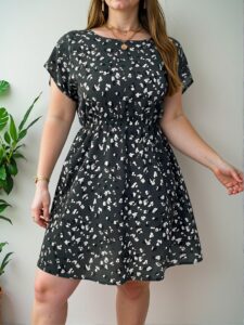 Elegant Multicolor Plus Size Batwing Sleeve Floral Dress for Summer Chic, Classy and Trendy Fashion Style to Dress to Impress