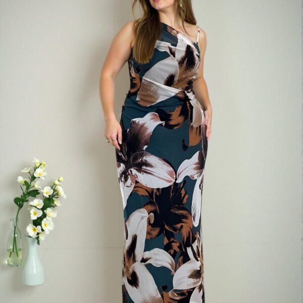 Elegant Multicolor Asymmetrical Neck Ruched Bodycon Maxi Dress for Casual Office and Beach Vacations – Chic, Classy and Trendy Fashion Style to Dress to Impress