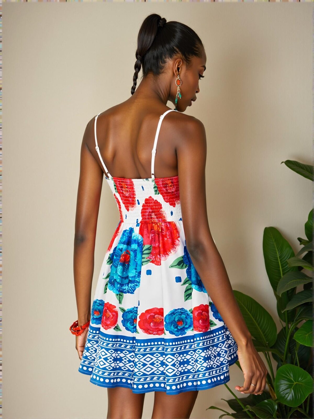 Elegant White Bohemian Mini Cami Dress Perfect for Beach Vacations, Spring Celebrations, Festivals, and Summer Outings - Chic, Classy and Trendy Fashion Style to Dress to Impress - Image 2