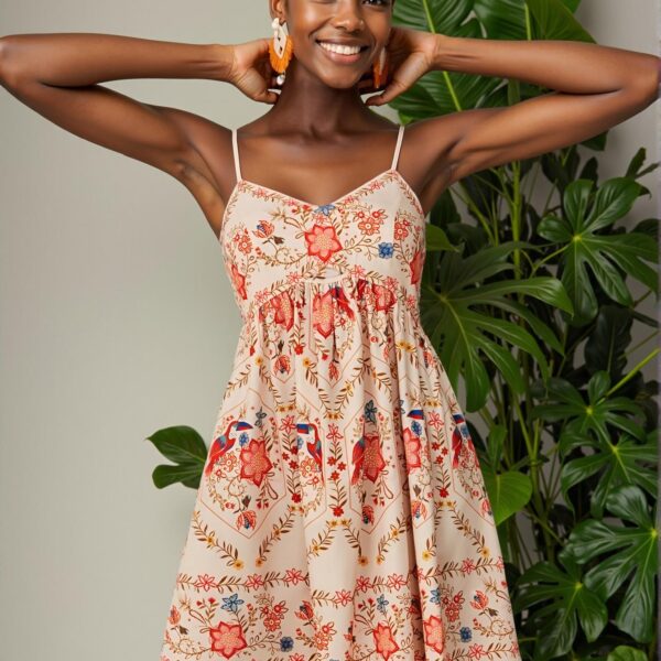 "Elegant Dusty Pink Casual Woven Strap Mini Dress for Beachwear, Spring and Summer Events, Romantic Getaways, and Concerts - Chic, Classy and Trendy Fashion Style to Dress to Impress"