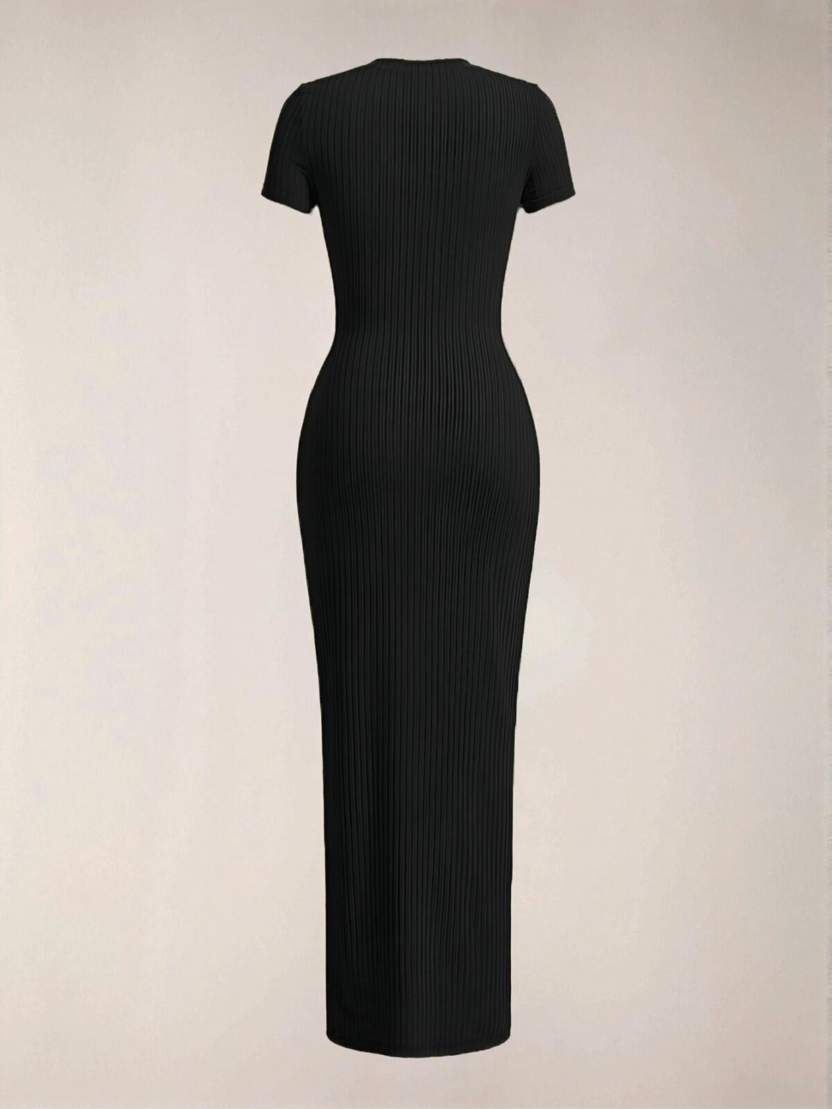 Elegant Black Versatile Bodycon Dress for Spring and Summer - Chic, Classy and Trendy Fashion Style to Dress to Impress - Image 5