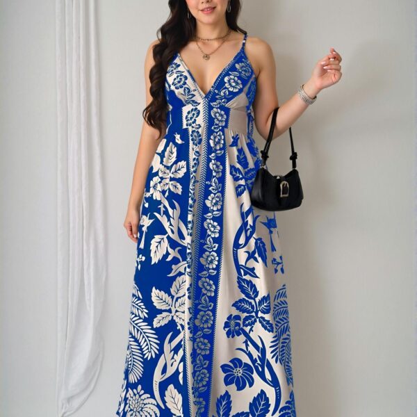 Elegant Multicolor Flared Camisole Dress with Backless and Criss Cross Details for Spring and Summer - Chic, Classy and Trendy Fashion Style to Dress to Impress