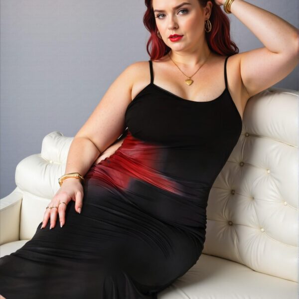 Elegant Black Summer Mesh Maxi Cami Dress for Warm Weather Chic, Classy and Trendy Fashion Style to Dress to Impress