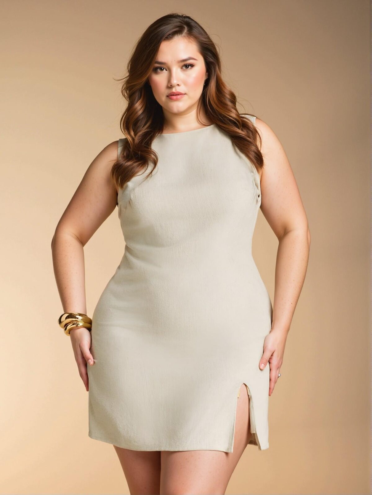 Elegant Apricot Backless Mini Dress, Sophisticated and Sexy Summer Outfit Perfect for Celebrations, Vacations, and Night Outs – Chic, Classy and Trendy Fashion Style to Dress to Impress - Image 5
