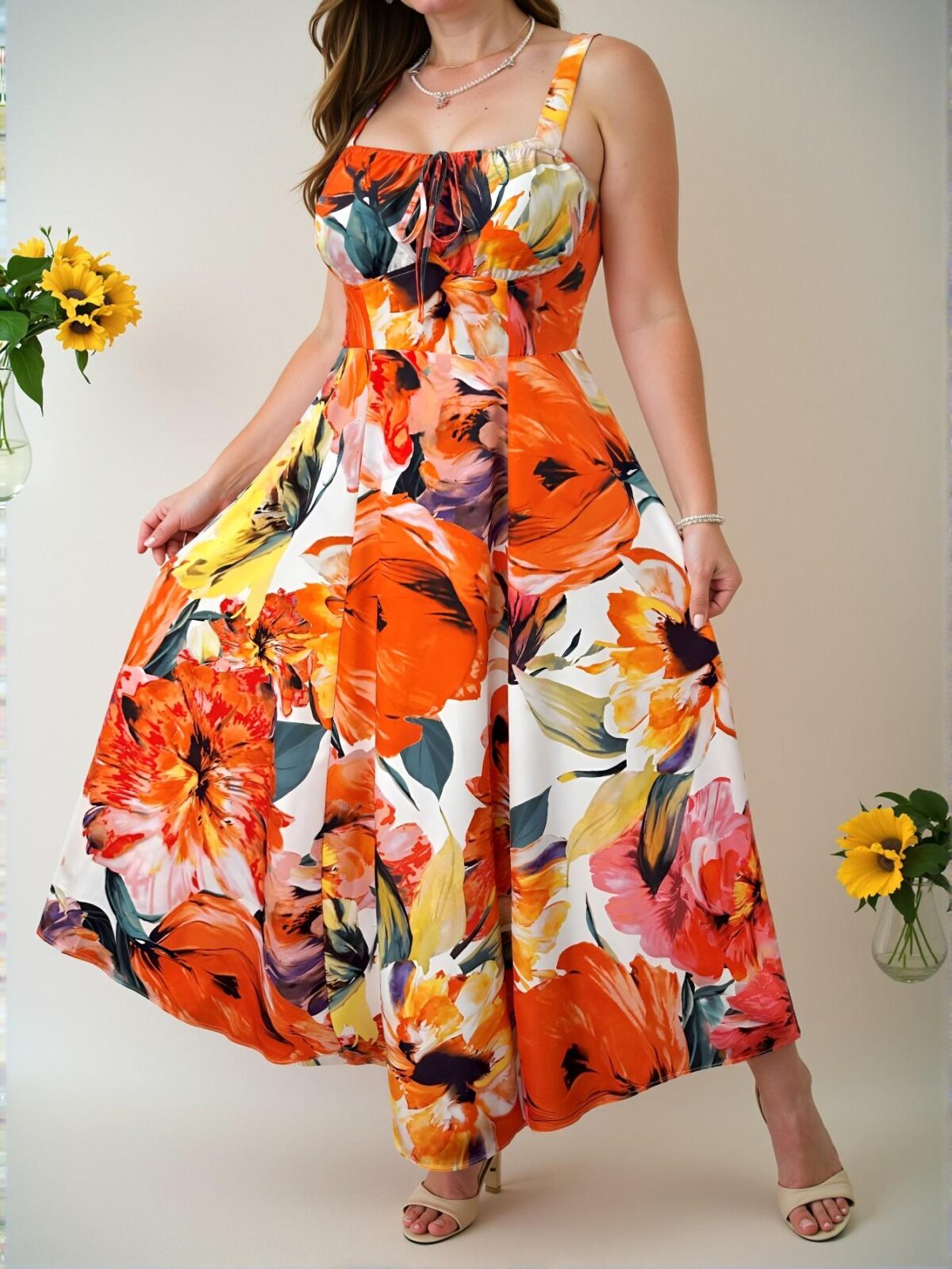 Elegant Multicolor Charming Boho Maxi Dress for Effortless Spring and Summer Style - Chic, Classy and Trendy Fashion Style to Dress to Impress - Image 3